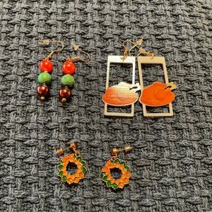 Fall Holiday earrings